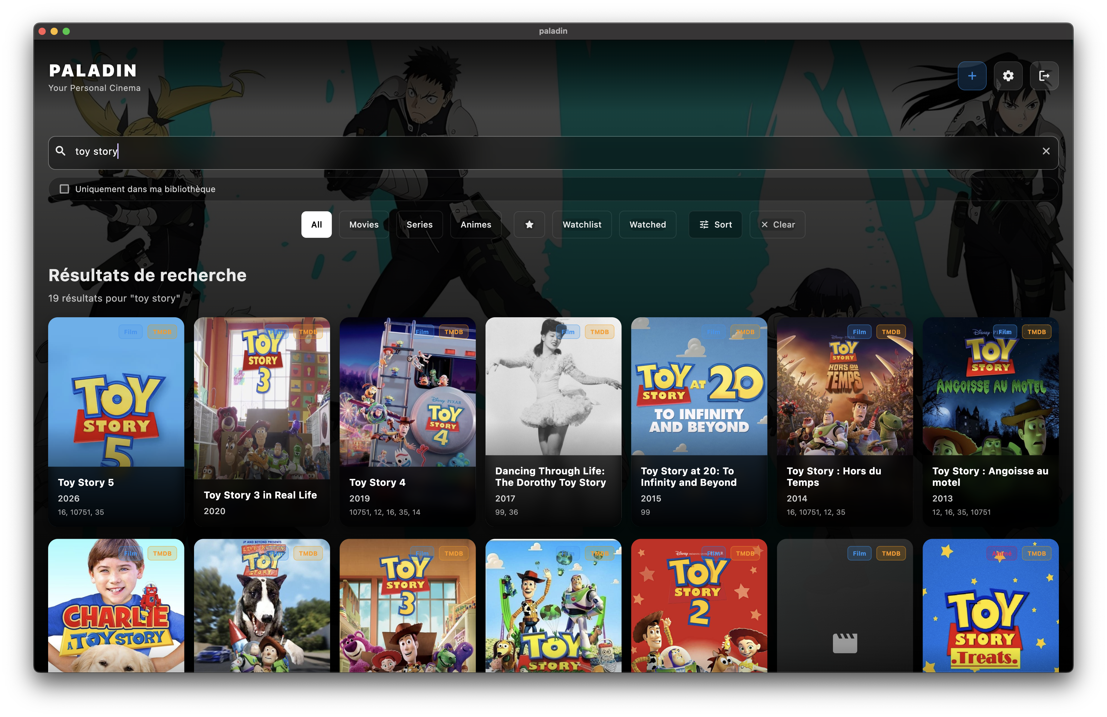 Bibliothèque de contenu